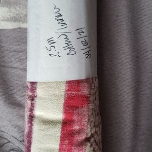 Stamped cotton/linen